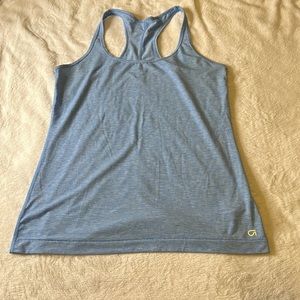 Gap Fit Now Women’s Blue Athletic Racerback Tank Size Medium
